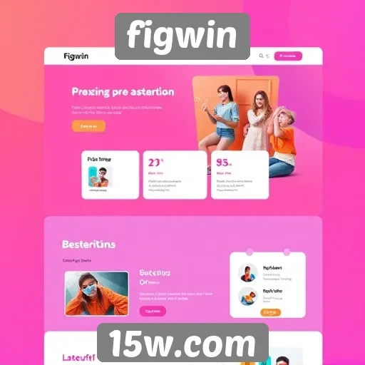 Novo design do site figwin melhora usabilidade